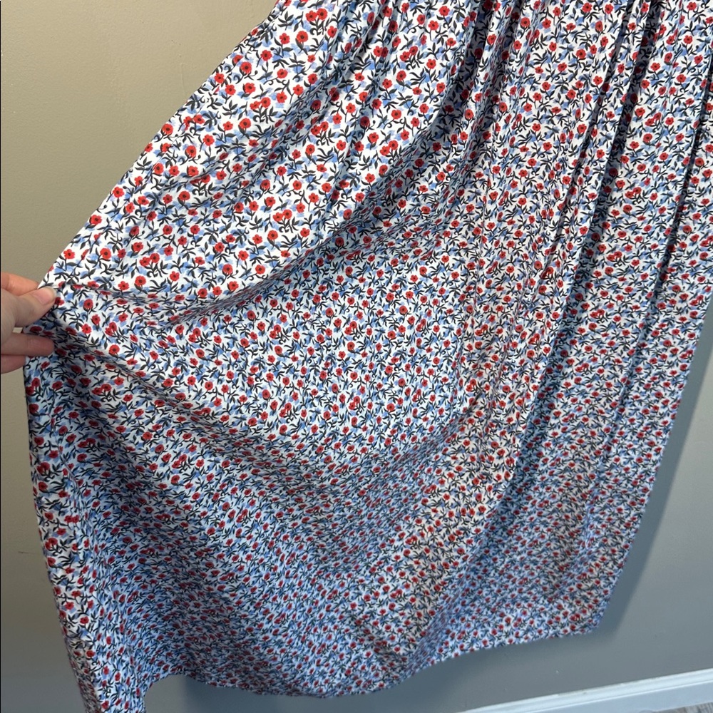 J.Crew Poppy Cotton Poplin Meadow Midi Dress Size ST - Picture 7 of 16